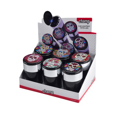 Champ Τασάκι Skull Car With LED